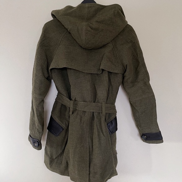 Alice Olivia Military Hooded Jacket Sz S - Picture 10 of 12